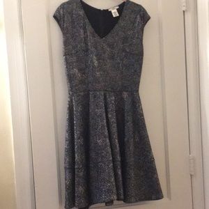 Bar 3 black embellished glitter dress size large